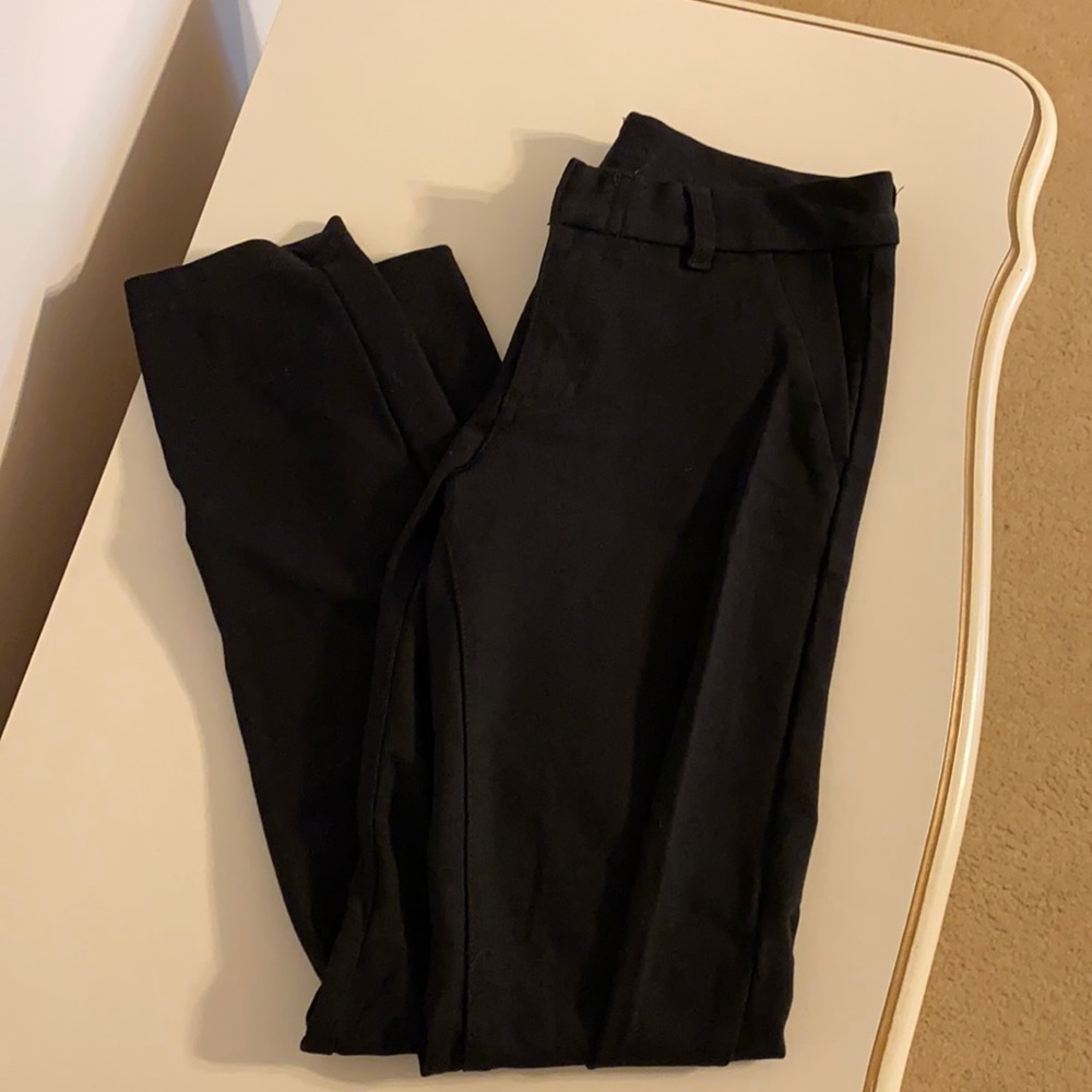 Black Skinny Trouser Pants